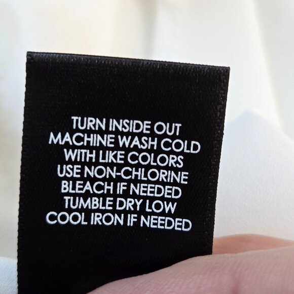 810-12 NEW Torrid Harper Georgette White Gold Pineapple Blouse Size L/12, 0 - Picture 12 of 15